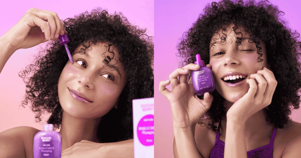eqqualberry bakuchiol plumping serum