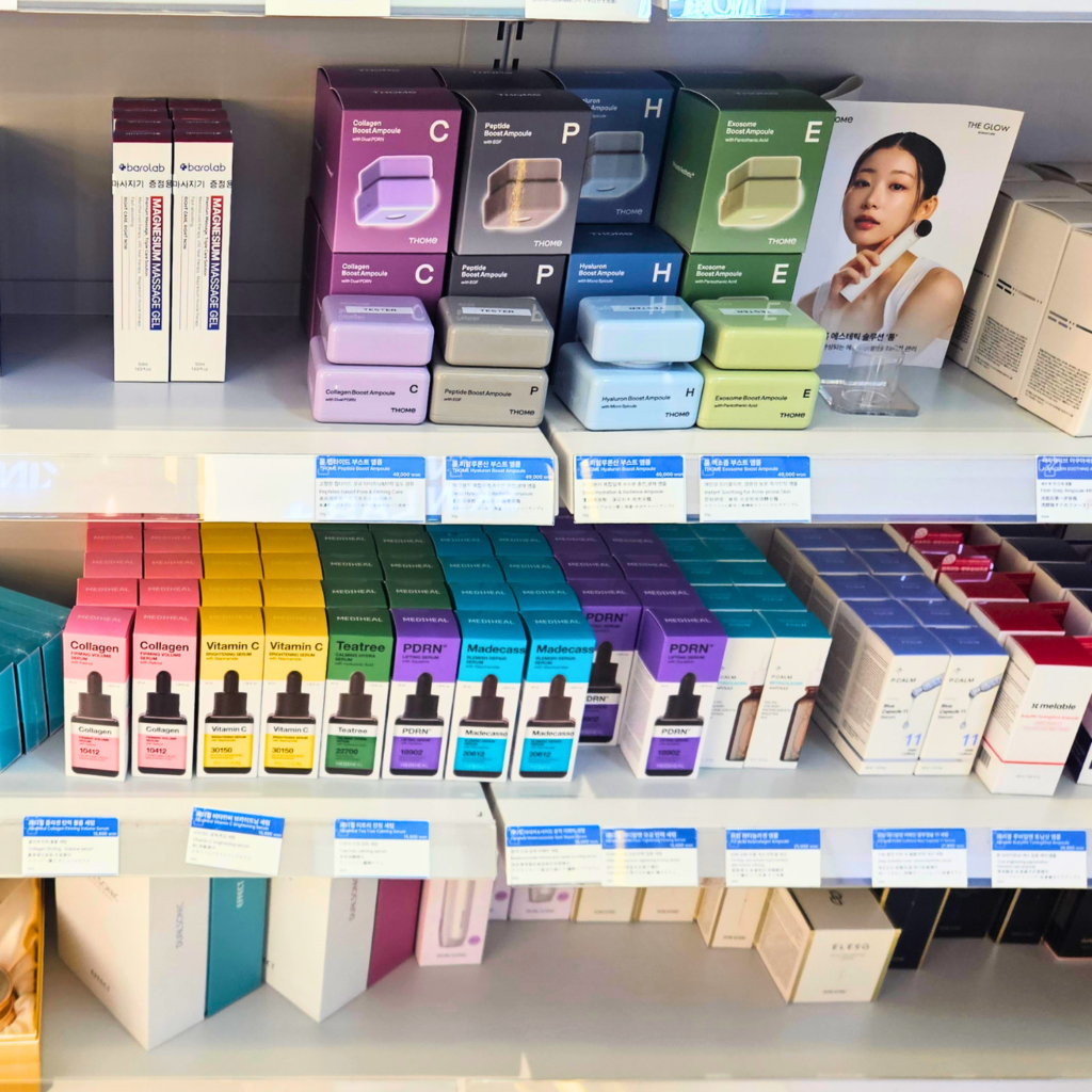 Korean skincare products at Ready Young Pharmacy