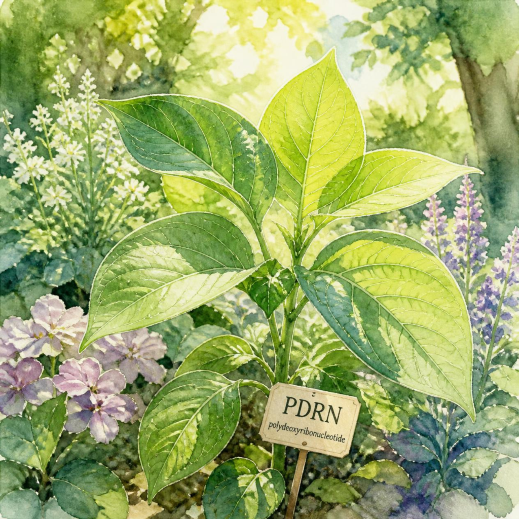 PDRN skincare product claims and ingredient labeling