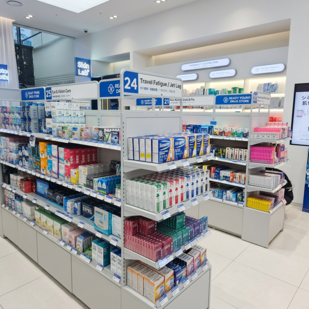 Ready Young pharmacy-style K-beauty store