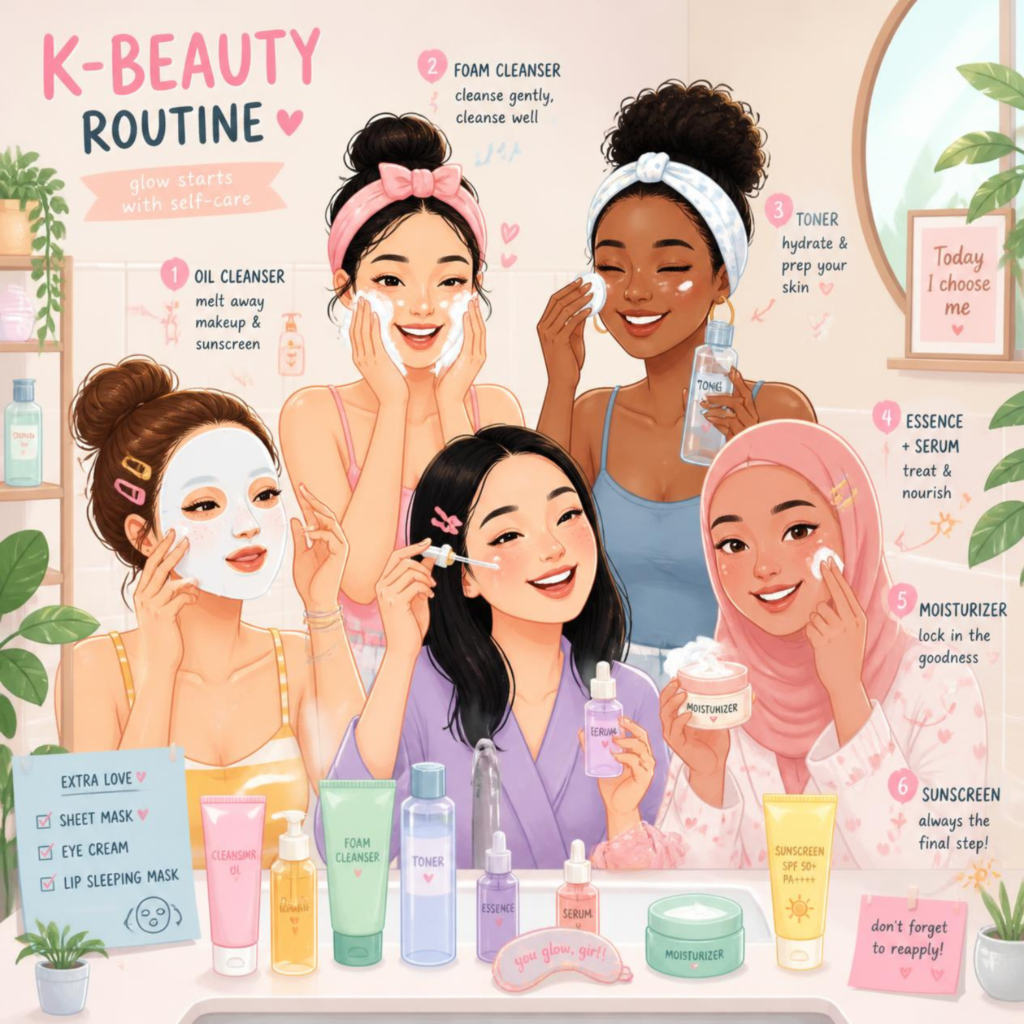 k-beauty routine