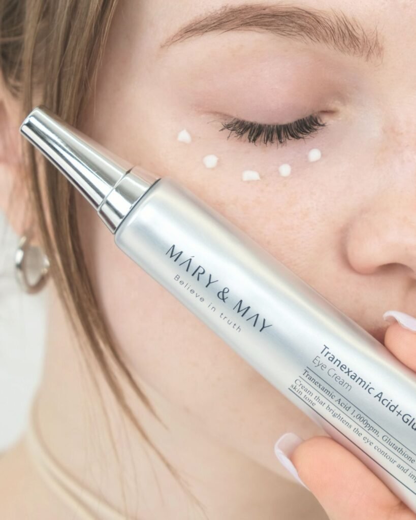 Mary&May PDRN cream texture and packaging