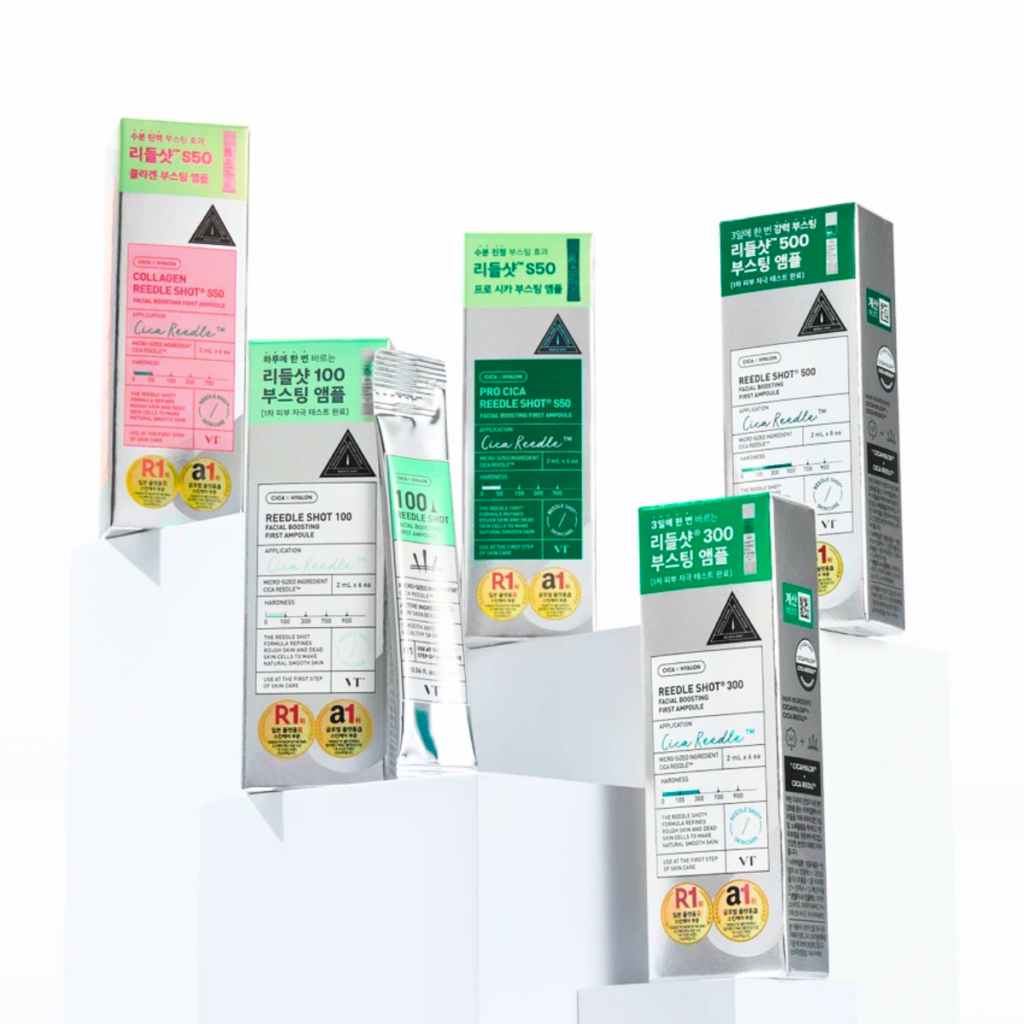 VT Reedle Shot Facial Boosting First Ampoule, appropriate selling price of 3,000 won at Daiso