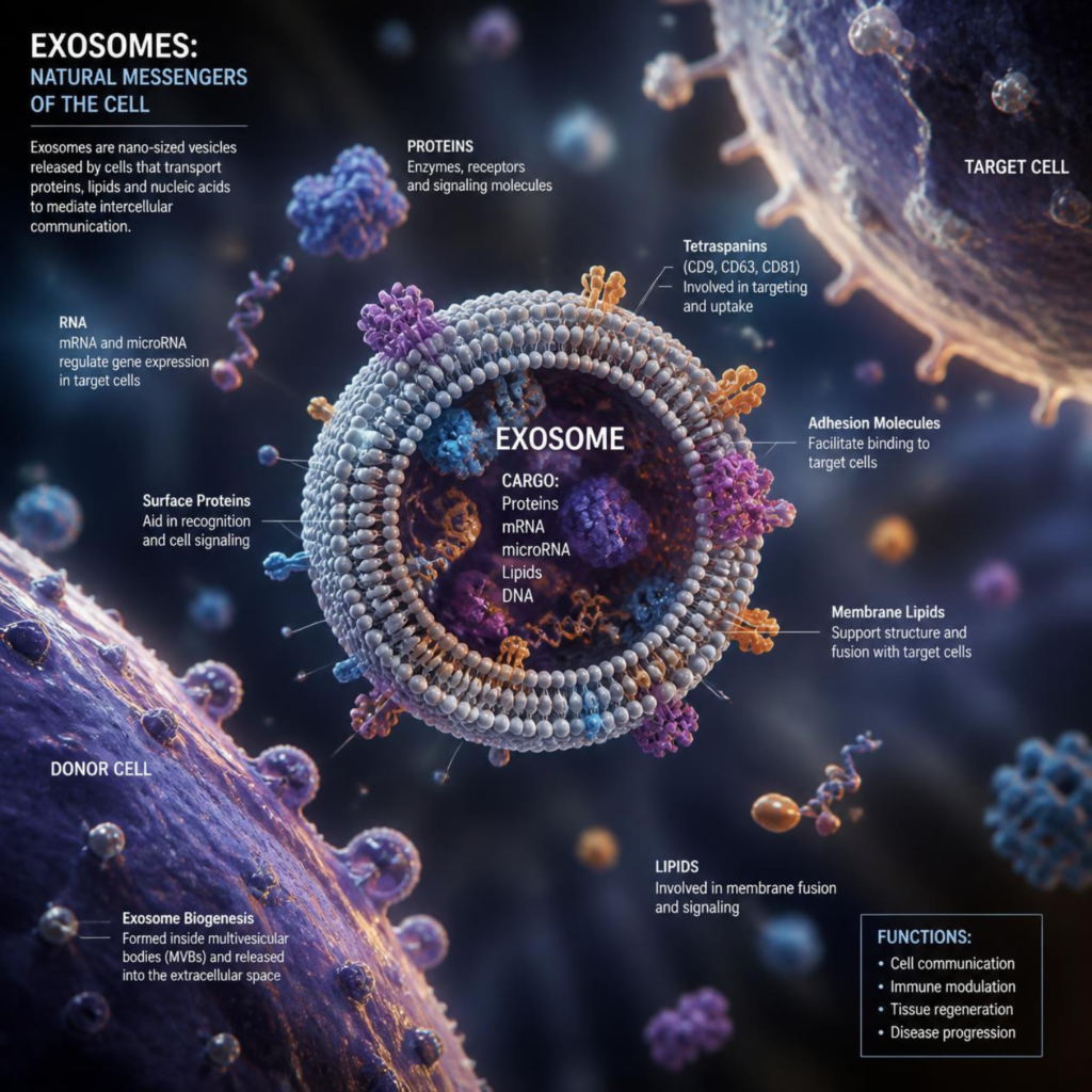 Exosome skincare structure