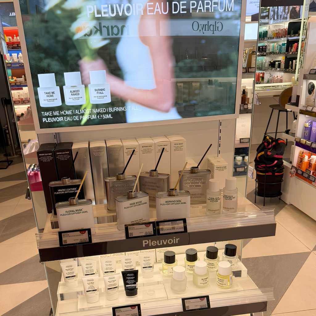 Pleuvoir Korean fragrance and hair mist brand at CHICOR