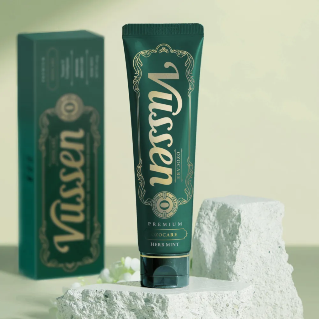 Vussen O breath care toothpaste with zinc acetate