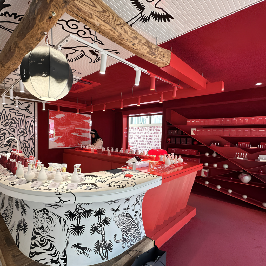 Borntostandout niche Korean perfume display in Seoul